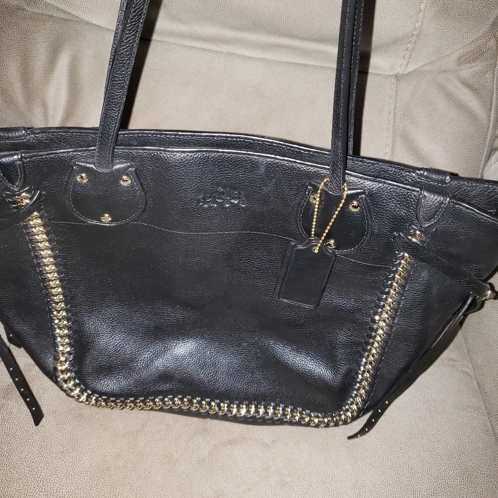 Coach leather purse